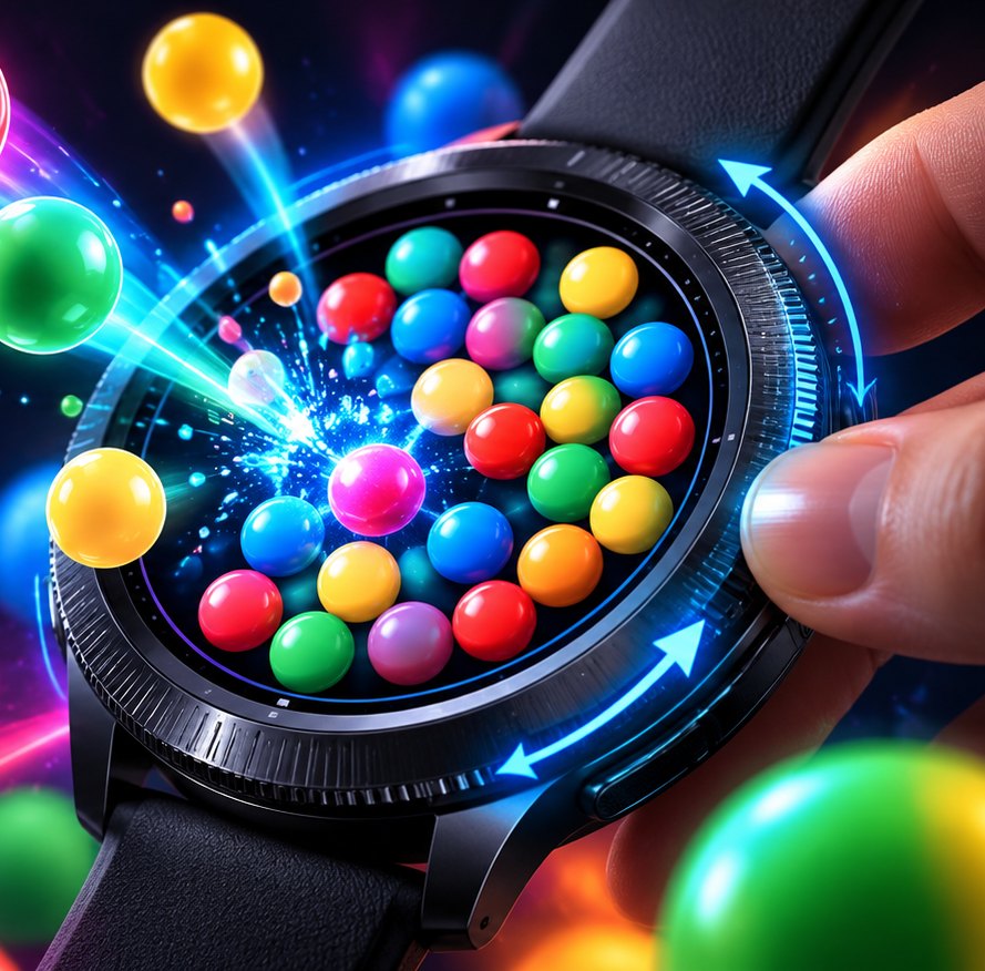 Bezel Pop on a Galaxy Watch with a rotating bezel